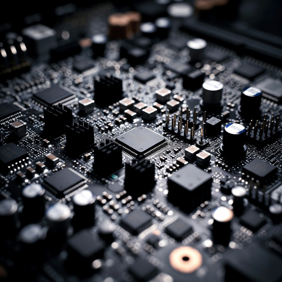 Macro shot of secure silicon